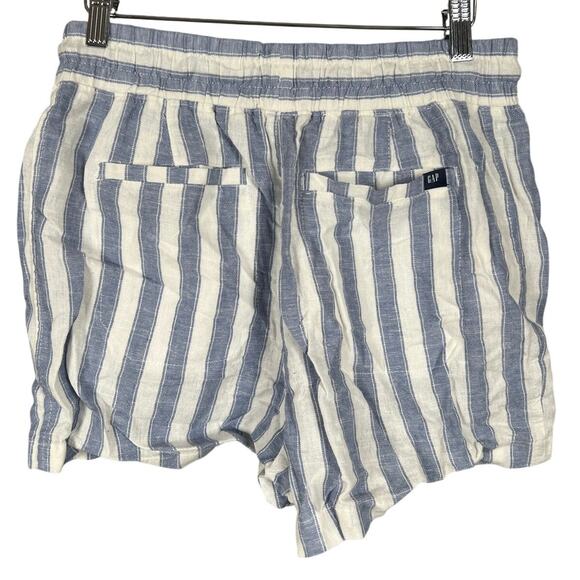 Gap NWT Linen Shorts Size Small Lightweight Striped - Picture 2 of 7